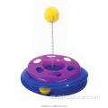 Pista de 3 capas Ball Ball Cat Toy a la venta